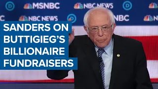 Bernie Sanders goes after Pete Buttigieg over billionaire fundraisers