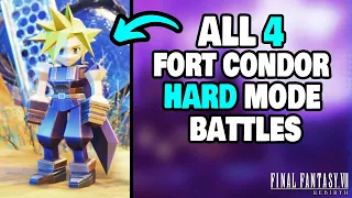 How To Complete ALL 4 Fort Condor Battles on HARD Mode in Final Fantasy 7 Rebirth