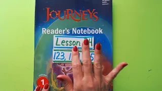 Journeys Grade 1 Lesson 24 Readers Notebook 123, 124, 125 13