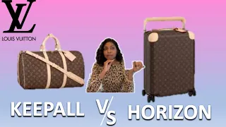COMPARING LOUIS VUITTON KEEPALL DUFFLE BAG vs HORIZON SUITCASE | Which should you buy and why?