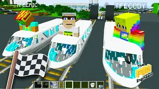 😱😍😎 Disney monorail racing in Minecraft?!  Immersive Railroad trains on Minecraft tracks? WOW!