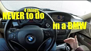 4 things to NEVER do in your bmw e90