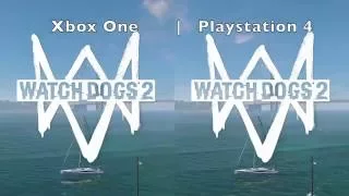 Watch Dogs 2 - Intro Graphics Comparison - XBox One vs PS4 - 1080p