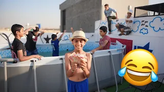 مودي يعلم سباحة بفلوس 😂 شوفوا شنو صار !! #تحشيش