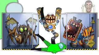 Wubbox Zombie attack | Mini Crewmate and Wubbox Monsters kills Zombie Wubbox | Among Us Animation