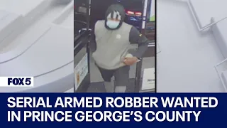 Armed robbery suspect targeting Prince George's County businesses | FOX 5 DC