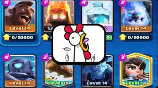 New Season First Ladder Push with Hog Freeze Deck - clash royale