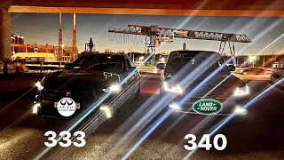 Range Rover 4.4d 340 vs Infiniti QX70 3.7 333