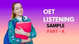 Andrew Taylor OET Listening Sample test Part - A  with answers