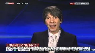 Professor Brian Cox Explains Engineering Prize