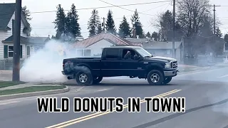 2005 6.0L FORD POWER STROKE DONUTS!