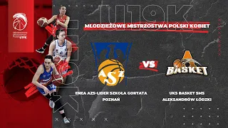 Enea AZS-Lider Szkoła Gortata Poznań - UKS Basket SMS Aleksandrów Łódzki (półfinał I)