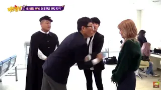 Heechul got jealous when others tried to touch Momo