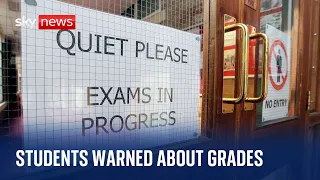 A-levels: Students warned to expect lower grades