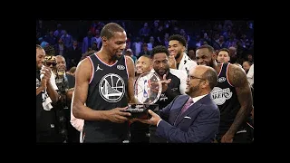 Kevin Durant wins the All Star MVP | 2019 NBA All Star Game |