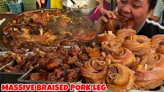 Massive Braised Pork Leg in Thailand | KHAO KHA MOO