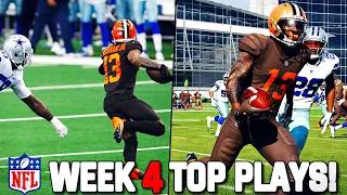 RECREATING THE TOP 10 PLAYS FROM NFL WEEK 4!! (Craziest Week Yet!)