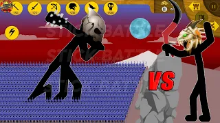 9999 FINAL BOSS VS 9999 GLACIAL SPEARTON ARMY VS 9999 SICKLEBEAR | STICK WAR LEGACY | STICK BATTLE