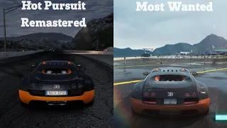 Bugatti Veyron Super Sport - Engine sound differences in NFS games | HPR & MW