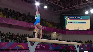 Kara Eaker (USA) Balance Beam 2019 Pan Am Games Women's Gymnastics EF