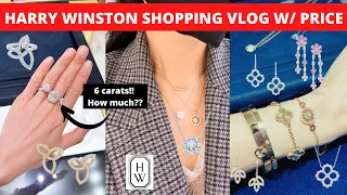ハリー・ウィンストンのショッピングビデオブログ |ハリー・ウィンストンのユリのクラスター、ひまわり、価格付きの 1 つの婚約指輪
