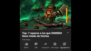 TOP 7 Raperos a los que EMINEM les tiene miedo #shorts #bringbackskylanders