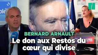 Don de Bernard Arnault aux Restos du cœur : la gauche relativise le geste