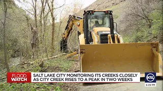 Salt Lake City monitors City Creek as it hits its peak in two weeks