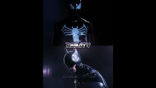 Symbiote Spiderman vs Arkham Knight Batman #spiderman #batman #marvel #dc #comics #games #manga