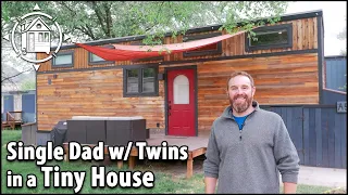 Single Dad moves to TINY HOUSE COMMUNITY w/ twin sons