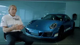 Derek Bell meets his British Legends Edition 911 Carrera 4 GTS