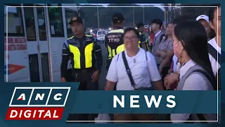 Quezon city police provide free rides amid transport strike | ANC