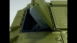 Танк Т-72. Демонтаж крыши МТО с радиаторами
