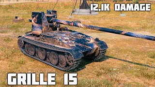 Grille 15 WoT – 6Kills, 12,1K Damage