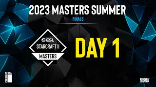 [ESL SC2 Masters: Summer] День 1 | Запись прямой трансляции
