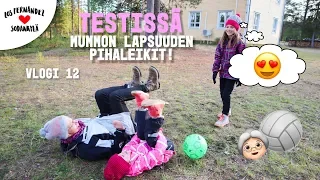 MUMMON PIHALEIKKIHAASTE! #vaihtovuosisodankylässä VLOGI 12 (english subtitles)