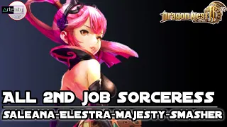 All Sorceress Classes [2nd Job] Dragon Nest 2 Evolution [All Skills Mage Classes & Outfit Preview]