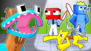 Who KILLED the RAINBOW FRIENDS?! (Minecraft)