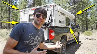 Detailed Review – Four Wheel Camper Hawk Tour – Overland Off Grid Popup Truck Camper!