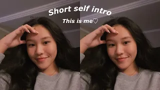 This is me - my self introduction