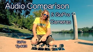 Audio Comparison - Hero, Hero3 White, Hero3+ Black, Hero4 Silver & Black - GoPro Tip #401