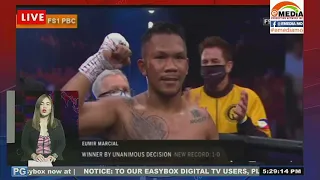 ZAMBOANGUEÑO BOXER EUMIR "EL VALIENTE" MARCIAL DOMINATES IN PRO DEBUT FIGHT