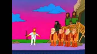 Simpsons - Planet of the Apes, the musical