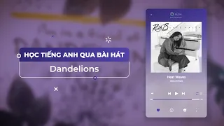 Học tiếng Anh qua bài hát - Dandelions | Lyrics Vietsub | ELSA Speak