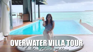 Overwater Villa Room Tour - Anantara Kihavah Maldives.