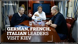 German, French, Italian leaders visit Kiev, to hold talks with Zelenskyy
