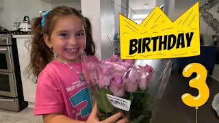 RANIA TURNED 3 YEARS OLD!!