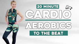 20 min CARDIO AEROBICS WORKOUT TABATA ♫ No Jumping No Squats Challenge Your Coordination No Repeat