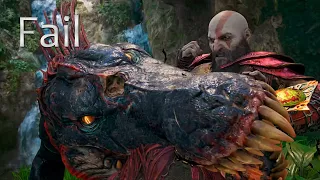 Dreki Kills Kratos | QTE Fails | God Of War Ragnarok PS5