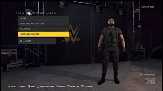 WWE 2k22: Seth Rollins Shield attire